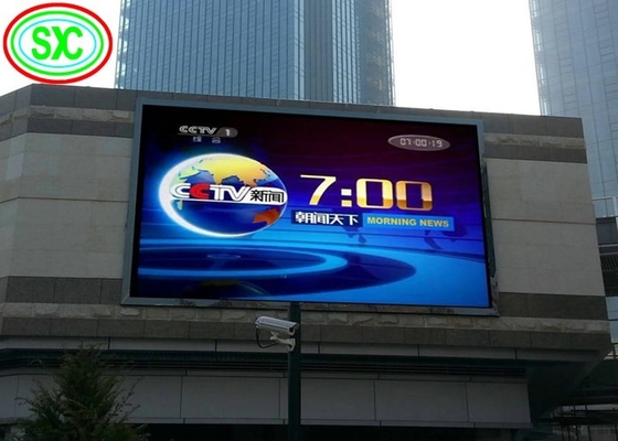 P6 الإعلان في الهواء الطلق LED الرقمية لوحة شاشة الجوال 60Hz معدل الإطار