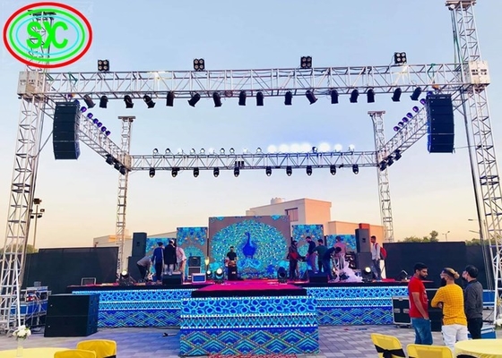 P6 هانينغ LED Display SMD2121 576mm X 576mm القياسية LED المجلس الألومنيوم الصب 3 سنوات الضمان