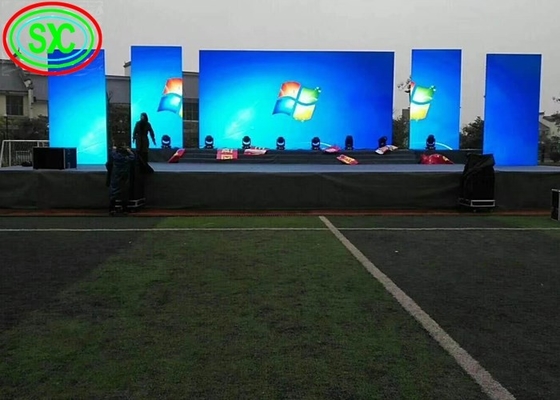 في الهواء الطلق معلقة معلقة P10 شاشة LED للإيجار المجلس مقاوم للماء