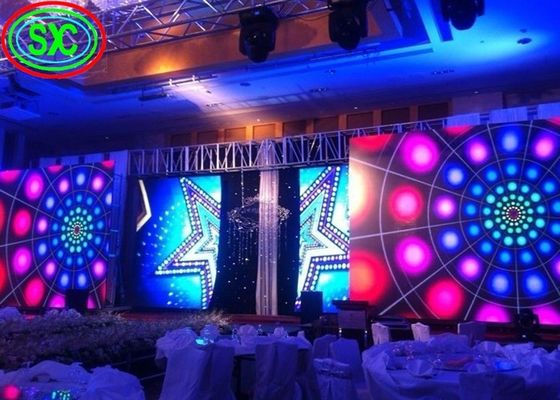 سعر جيد 110-220 VAC P4.81 المرحلة شاشات LED لوحة الإعلانات الداخلية زاوية عرض واسعة الانترنت