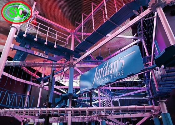مجلس الوزراء الألومنيوم الصب يموت شاشة LED داخلية ملونة كاملة P3.91 500x1000mm شاشة تلفزيون LED