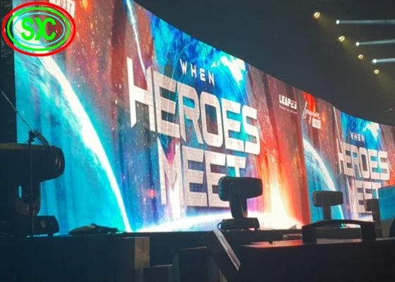 مويستثربرووف داخلي RGB كبير P4 شاشة عرض LED للمؤتمر