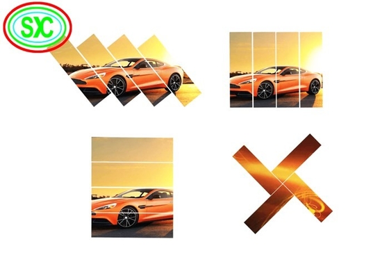 960*320 دقة الوحدة شاشة العرض التجارية LED في 1R1G1B تكوين اللون لأعلى أداء العرض