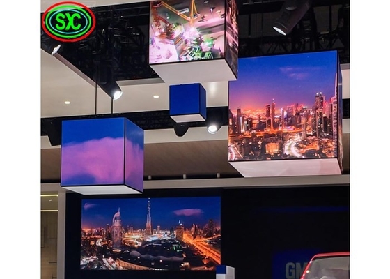 مربع P5 مرنة المرحلة شاشة LED لملهى ليلي، أدى 3D DJ عرض في واي فاي 3G