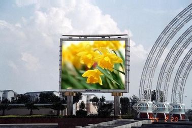 شاشة شاشة LED ذات لون كامل على جانب الشارع P10 في الهواء الطلق