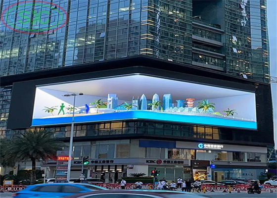 شاشة LED ذات لون كامل في الهواء الطلق ذات لون كامل P2.6 لوحة LED للمتجر الكبير