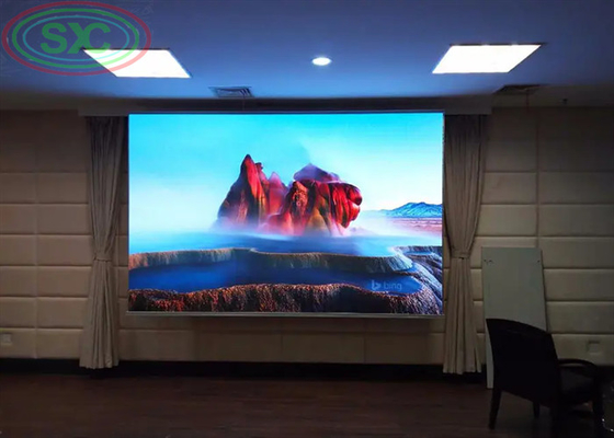 خارجية داخلية HD مسرح خلفية ضئيلة LED عرض P3.9 الإيجار LED جدار الفيديو