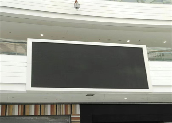 شاشة LED ملونة كاملة خارجية 32 * 16 نقطة تكوين 1R1G1B بكسل