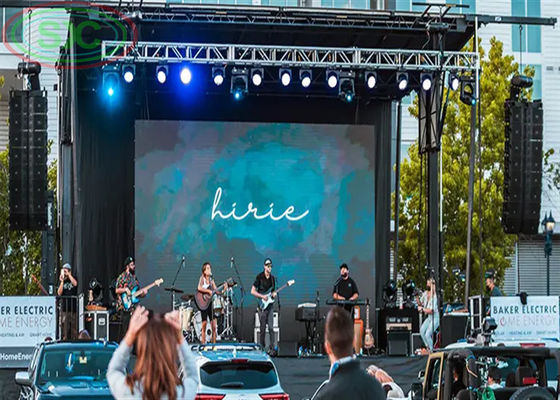 شاشة LED خارجية عالية السطوع P4.81 ملونة بالكامل إنتاج حديث وخدمة ما بعد البيع سريعة مع الحلول