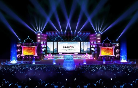 عرض الإعلانات الداخلية شاشات LED HD جدار الفيديو P3 بكسلات لوحات سطوع عالية