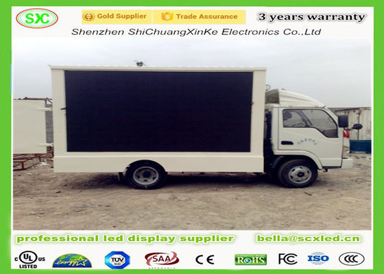 شاشة LED خارجية متنقلة P5 لشاحنة، مساحة البكسل 5 مم، تصنيف IP65