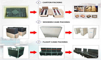 شاشة LED خارجية P10 SMD ملونة كاملة من الحديد أو الألومنيوم للإعلان