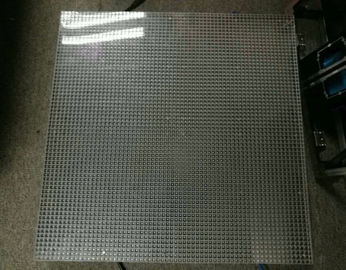 داخلي P6.25 LED Dance Floor التفاعلي المحمول 3D التأثير 25600 بكسل محمول مدعوم أرضية الرقص