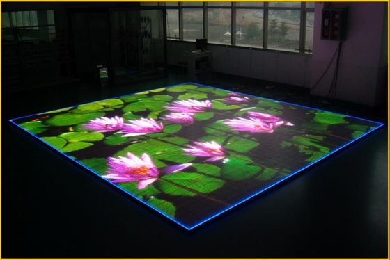 سعر جيد SMD 3535 Full Color LED Dance Floor 500x500mm المقصورة 4.81mm مساحة الرقائق الانترنت