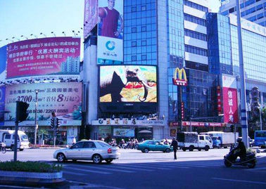 Billboard IP65 SMD Digital P10 شاشات LED في الهواء الطلق 960mm x 960mm حجم الخزانة في الهواء الطلق عرض LED كامل اللون