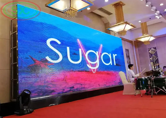 P2.6 P2.9 P3.91 الكنيسة العامة LED فيديو داخل الحائط شاشة تأجير المسرح الخلفيات