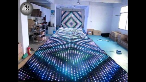 داخلي خارجي 4.81mm Pixel Pitch LED أرضية الرقص الطوب 500x500mm IP65