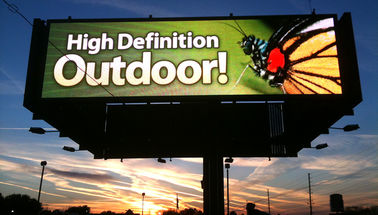 شاشة استئجار RGB SMD Ultra HD Digital LED Billboard ، شاشة LED في الهواء الطلق P4 P5