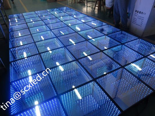 داخلية ملونة كاملة محمولة LED سطح الرقص 4.81mm بكسل 500x500mm مجلس الوزراء