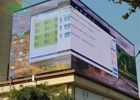 شاشة LED للخارج P6 P8 P10 شاشة LED ملونة كاملة 960x960 شاشة إعلانات LED رقمية ضوئية ضوئية ضوئية
