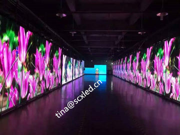 وظيفة الفيديو عالية الوضوح HD P3.91 شاشة عرض LED للإيجار الخلفية للمسرح