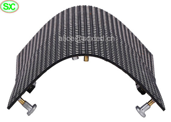 داخلي منحنى مرن ناعم فيديو ليد عرض وحدة مع مغنطيس خدمة أمامي