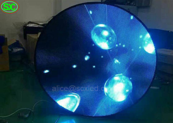 داخلي P 4 جولة شارب إعلان فيديو ليد شاشة مع سي أول MBI5124 إيك