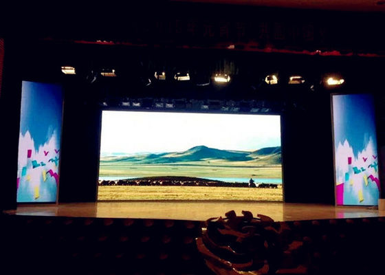 شاشة عرض فيديو LED داخلية P4 مقاس 4 مم SMD2121 IP43 خزانة ألومنيوم