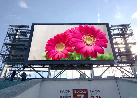 سعر جيد P6 في الهواء الطلق مضاد للماء كامل لون شاشة LED 6mm Pixel Pitch 5000cd / m2 الوضوح الانترنت