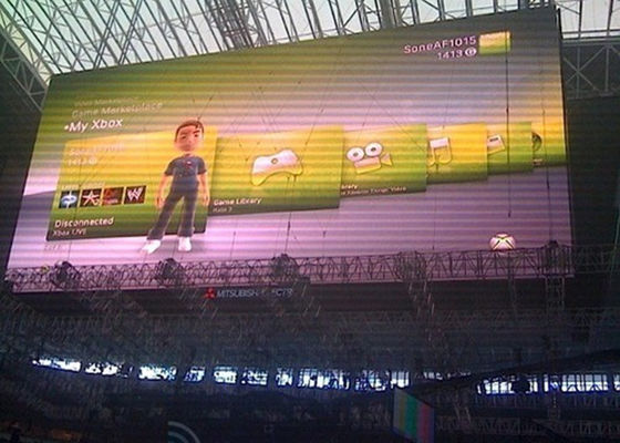 شاشات LED خارجية ملونة بالكامل P10، بكسل 10 مم، مقاومة للماء IP65، سطوع 10000 شمعة/م²