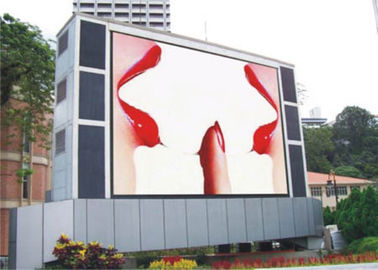 الشاشة الكبيرة الموجّهة بالليل في الهواء الطلق بألوان كاملة Novastar Control Advertising Led Billboard