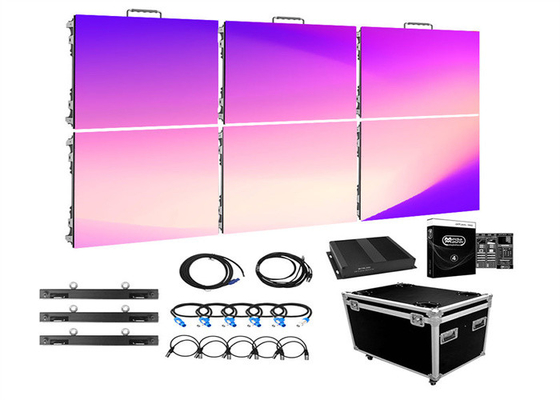 P2.976 P3.91 P4.81 الصب الصب الصبغ الخزانة الألومنيوم الخارجي المقاوم للماء استئجار شاشة LED