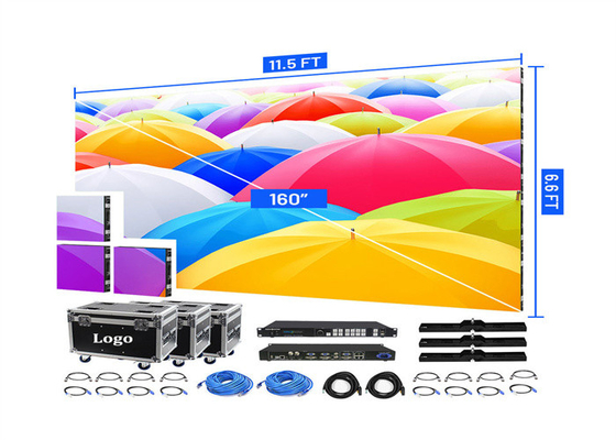 شاشات LED المحمولة شاشات LED داخلية عالية الدقة لمؤسسات الإيجار