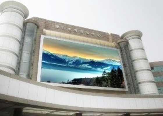 P10 شاشة LED للخارج 10mm Pixel Pitch IP65 مقاومة للماء