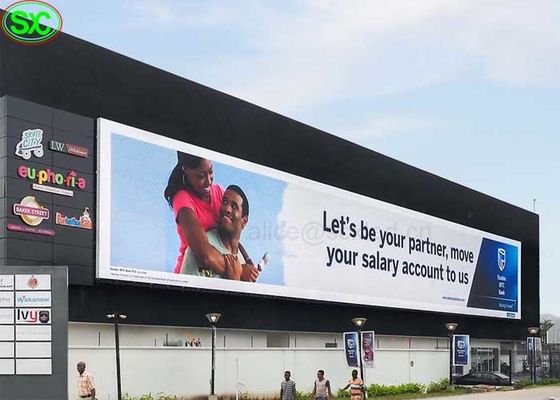 P10 شاشات LED ملونة كاملة بالدقة العالية IP65 مقاومة للماء