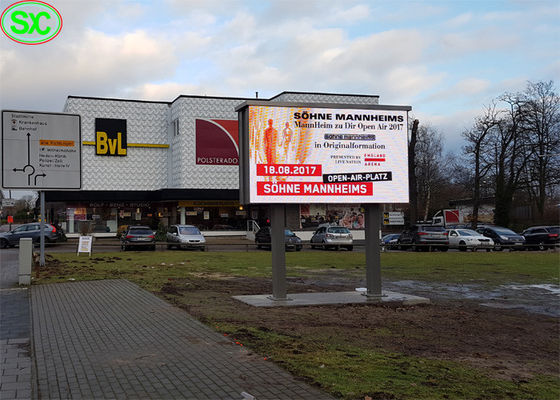 لوحة عرض رقمية ذات سطوع عالية P16 مع جهاز تحكم نووة بعيد