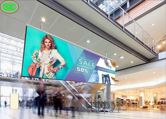 شاشة عرض LED رفيعة وخفيفة الوزن P5 غير ملحومة مع صورة ديناميكية عالية التردد