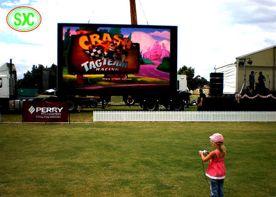 شاشة العرض المضادة للماء RGB IP65 كامل اللون مع حجم مخصص للإعلانات الخارجية