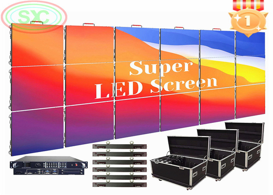 عرض شاشة الإيجار LED العرض النصية المستندات مع النظافة الموازنة للبيض 2500cd / m2