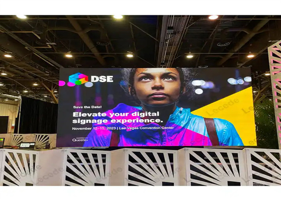 P2.5 شاشة LED داخلية ملونة كاملة مع غطاء الألومنيوم المسال 576X576mm ضمان لمدة ثلاث سنوات