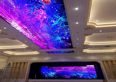SMD2121 P4 داخلية كاملة اللون LED الصب الصبغ الألومنيوم الشاشة لمراكز التسوق