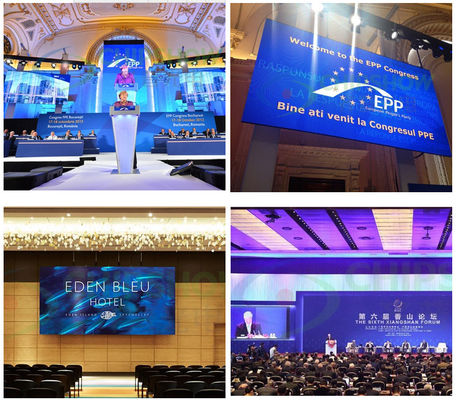 شاشة LED COB P0.9 / شاشة LED داخلية ملونة كاملة الكثافة 27777 مزود طاقة Meanwell