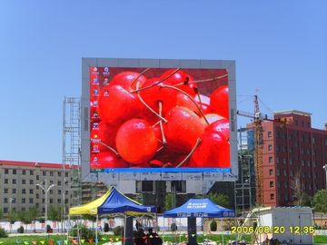 شاشة الألومنيوم الصب الصبغية مقاومة للماء RGB DIP P16 LED العرض الخارجي اللون الكامل 1280x960mm
