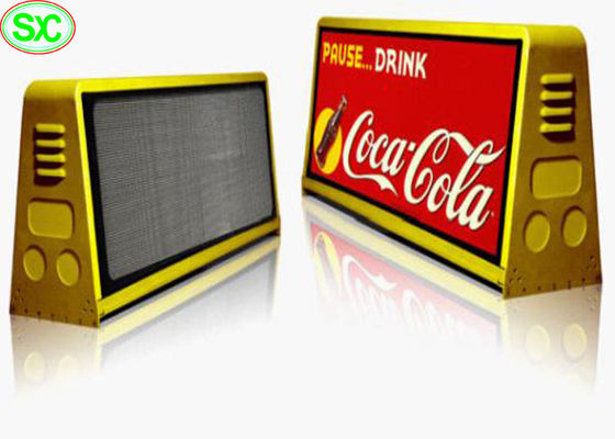 فيديو P4 سيارة الصمام الأعلى تسجيل الفيديو عرض تاكسي سقف الصمام تسجيل الجيل الثالث 3G WIFI