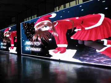 شاشة الألومنيوم الداخلية قابلة للتخصيص HD P2 عرض LED ملون بالكامل LED Billboard Front / Back