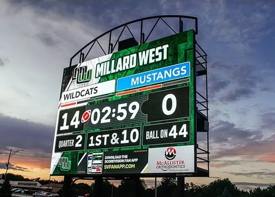 شاشة استئجار RGB SMD Ultra HD Digital LED Billboard ، شاشة LED في الهواء الطلق P4 P5