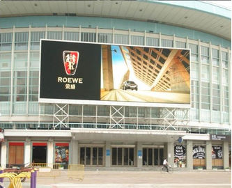 استئجار شاشة الملاعب / تثبيت ثابت HD الإعلانات الخارجية كامل اللون شاشة LED 960 X 768mm مجلس الوزراء