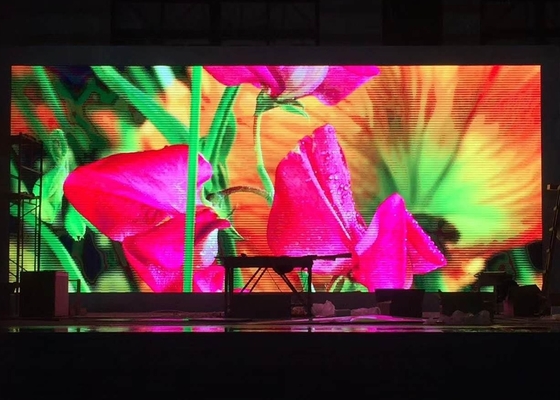 خارجية خارجية كاملة لون شاشة LED DIP / SMD P16 1024 * 1024mm مجلس الوزراء