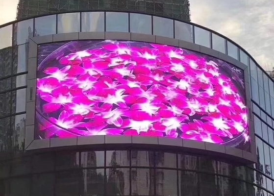 معدات البلاستيكات الخارجية 6500 نيتس عرض LED رقمي عالي الجودة بألوان كاملة