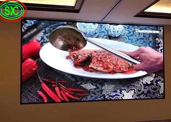 P3 في الداخل كامل اللون المسرح LED جدار الفيديو 1000cd / مربع متر سطوع 192x192mm